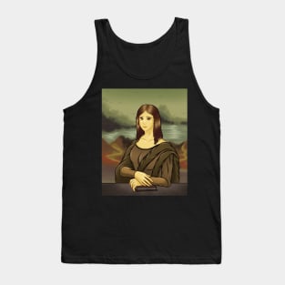 Monalisa Anime style Tank Top